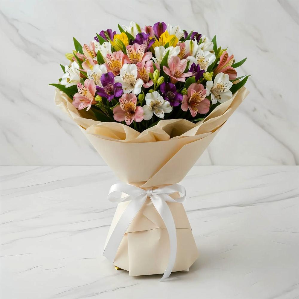 Букет цветов из: Альстромерии в Тайшете