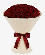Букет 101 Бордовая роза Блэк Бакарра в Тайшете