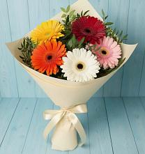 Букет цветов из:  Герберы #REPLACE_PRED# Тайшете