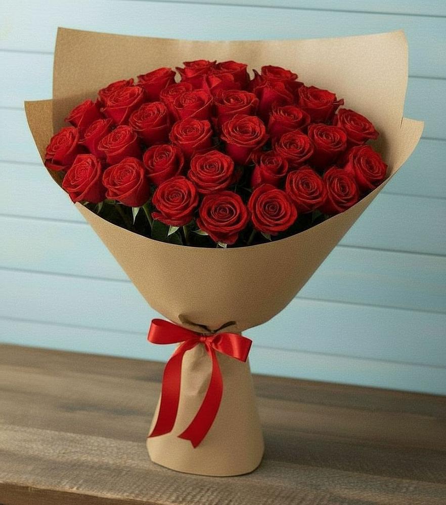 Букет Красные розы Милано в Тайшете