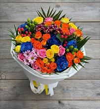 Букет цветов из:  Розы и Хризантемы в Тайшете