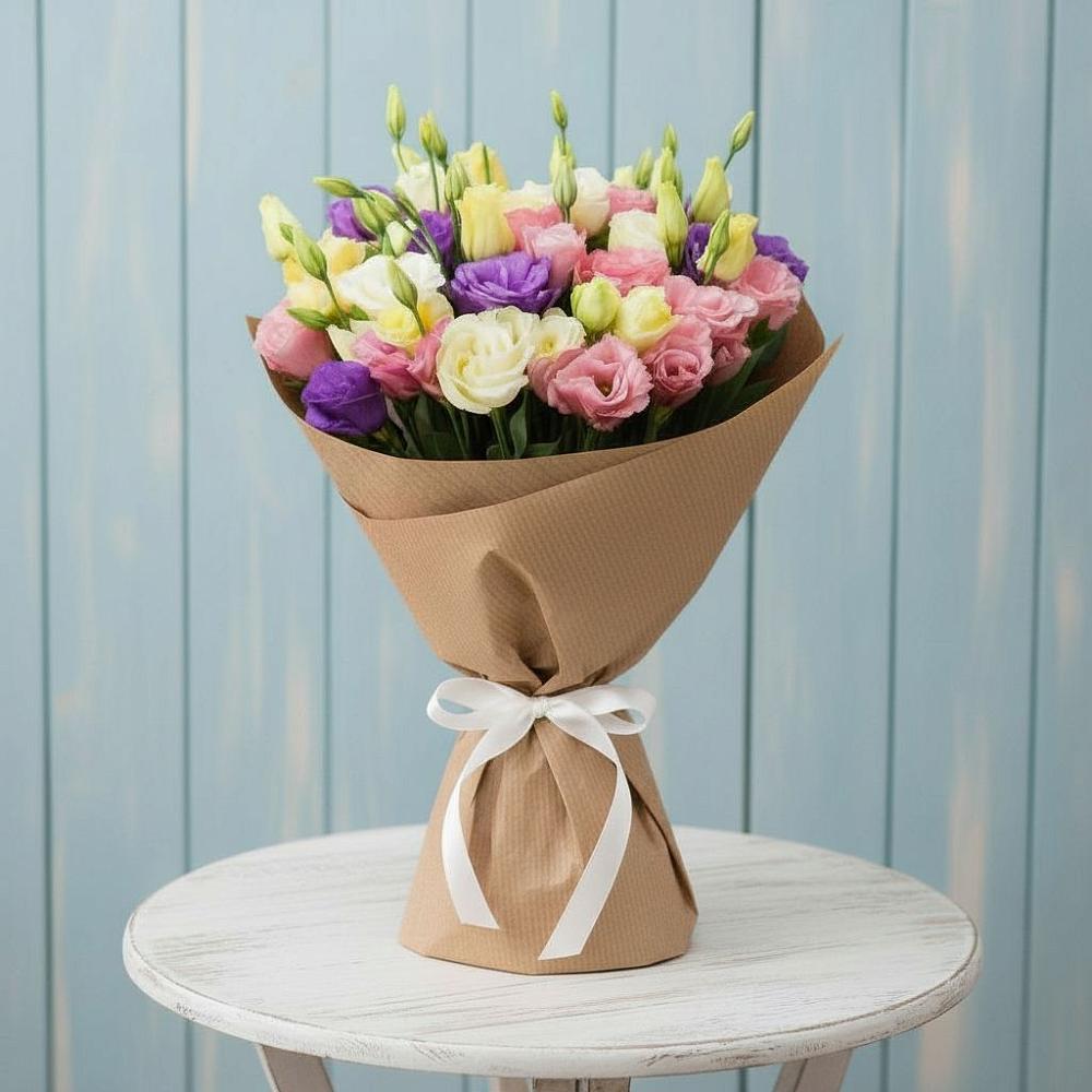 Букет цветов из: Лизиантусы в Тайшете