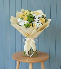 Букет цветов из:  Хризантемы и Розы #REPLACE_PRED# Тайшете