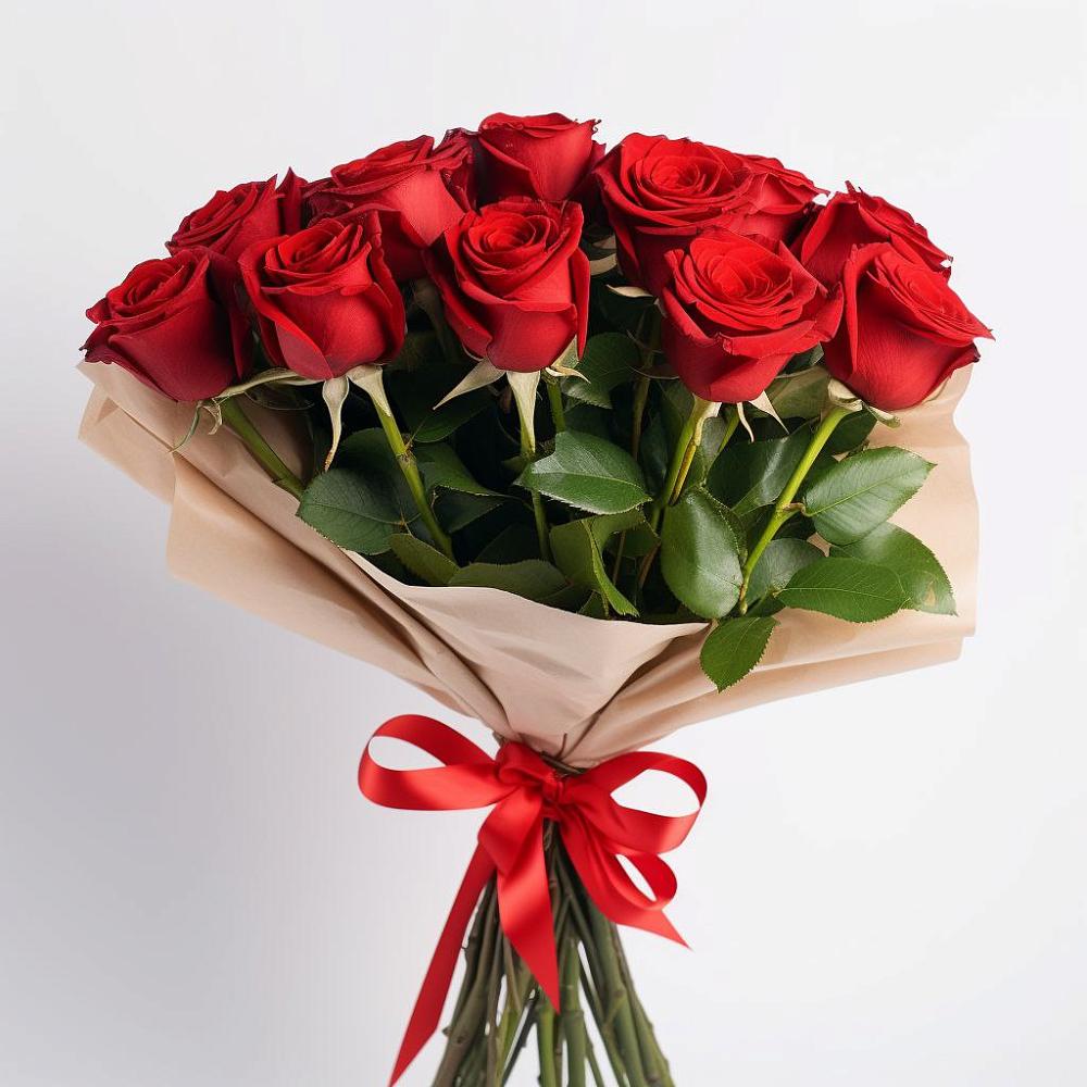 Букет 11 Красных роз Эдлесс Лав в Тайшете