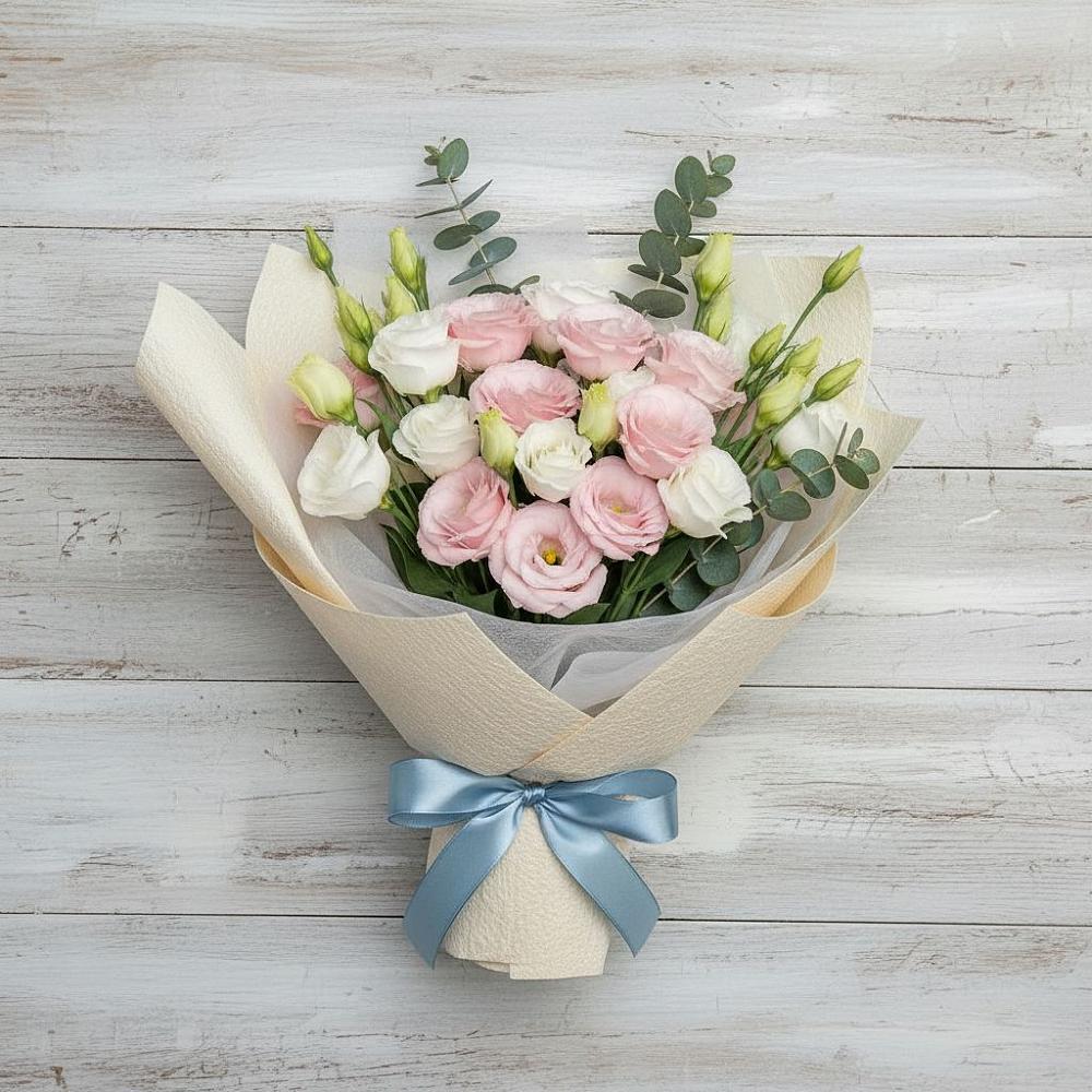 Букет цветов из: Лизиантусы в Тайшете